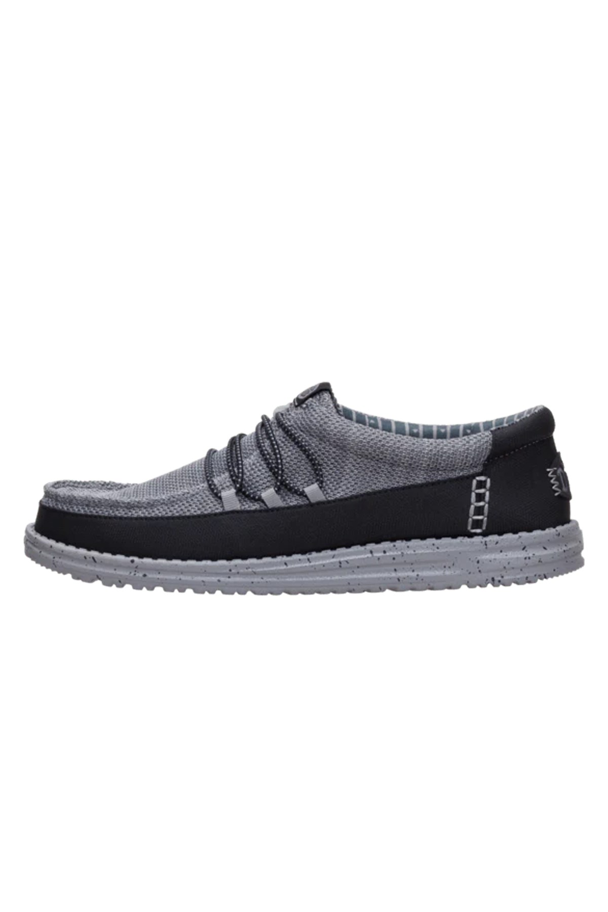 Hey Dude Wally Cru Stretch Canvas Erkek Terlik 45141-1XE Gri