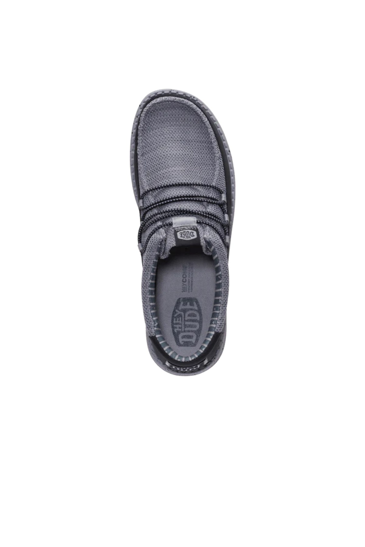 Hey Dude Wally Cru Stretch Canvas Erkek Terlik 45141-1XE Gri