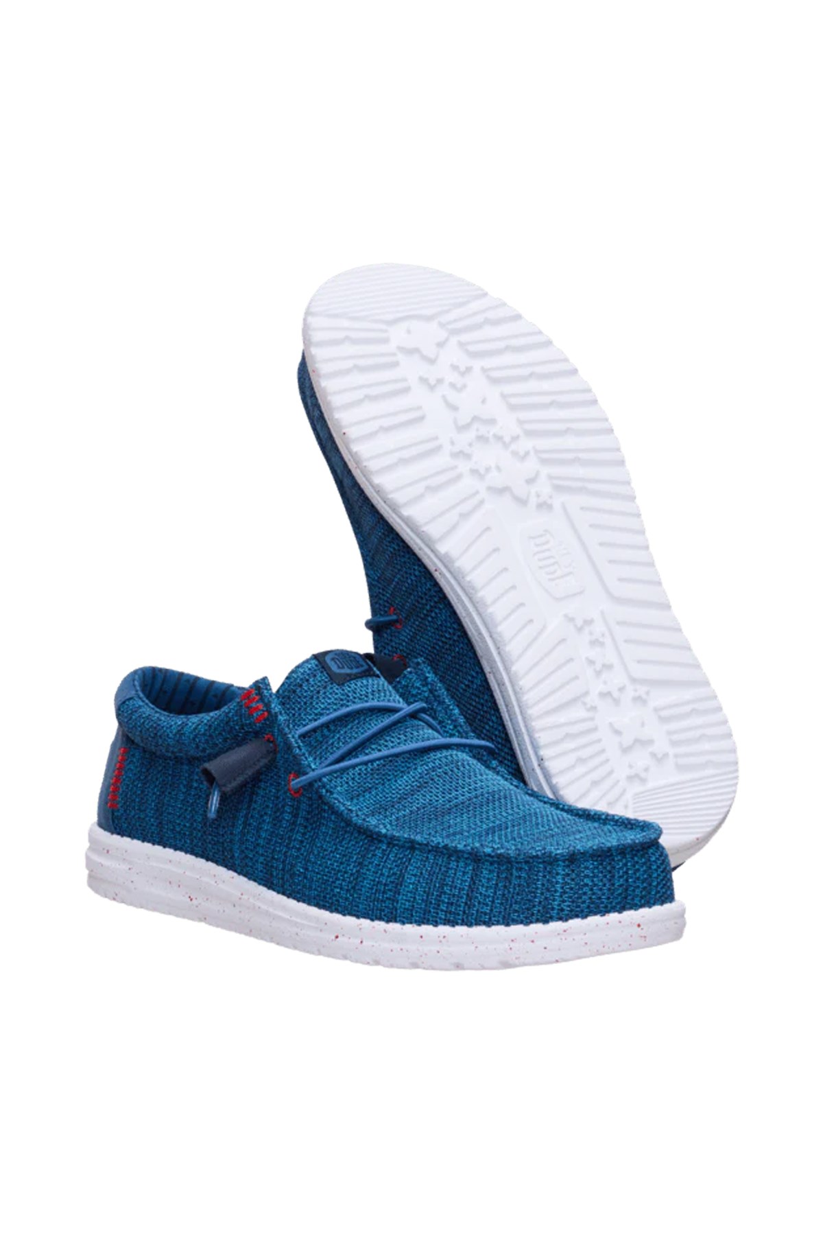 Hey Dude Wally Cru Stretch Canvas Erkek Terlik 45141-4ZL Mavi