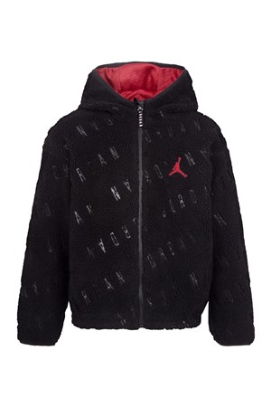 Nike Jdg Jacquard Çocuk Polar Mont 45C435-023 Siyah