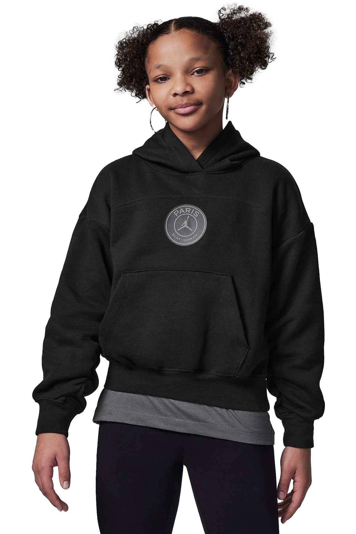 Nike Jdg Wj Psgie 23 Çocuk Kapüşonlu Sweatshirt 45C566-023 Siyah