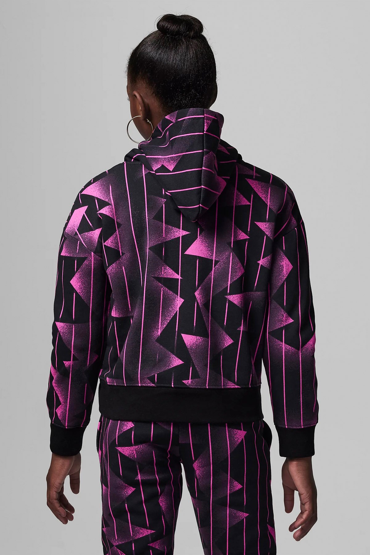 Nike Jdg Essentials Çocuk Kapüşonlu Sweatshirt 45C593-023 Siyah