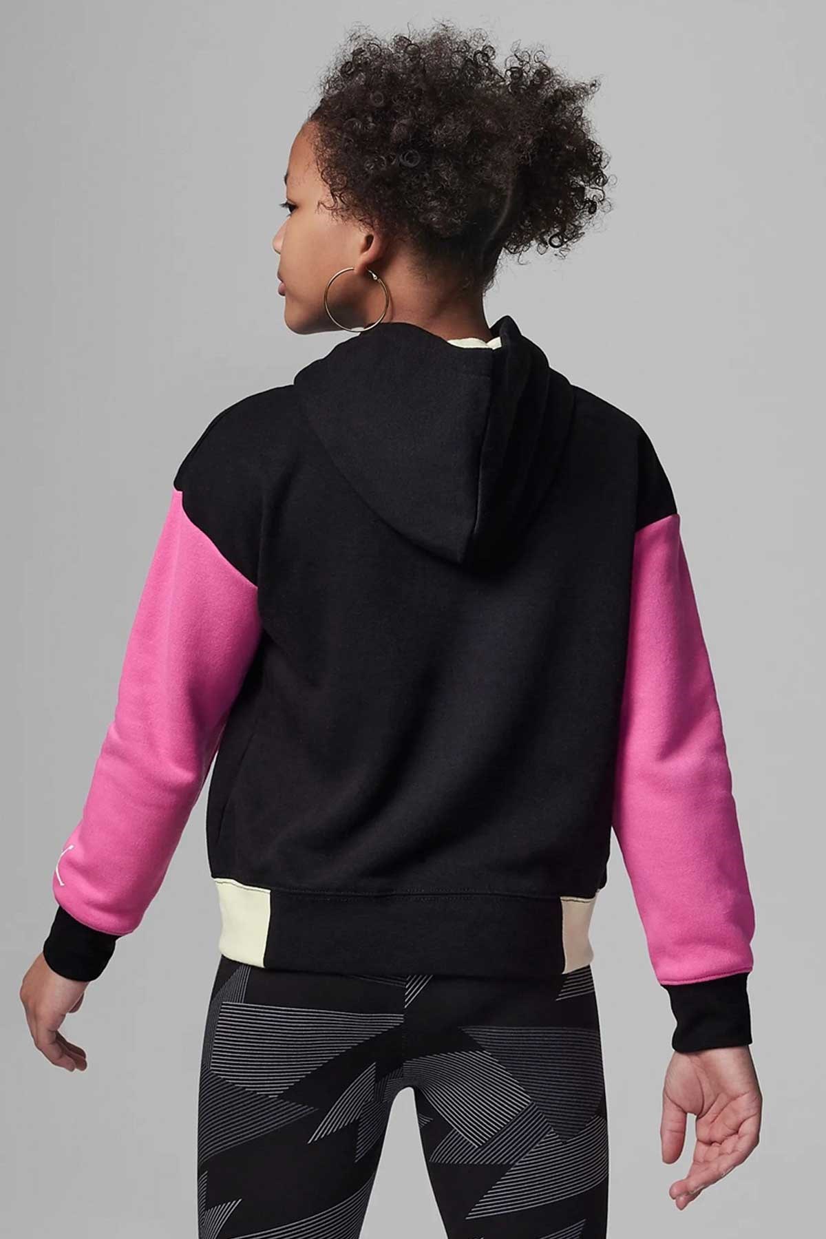 Nike Jdg Girls Fundamential Çocuk Sweatshirt 45C595-023 Siyah
