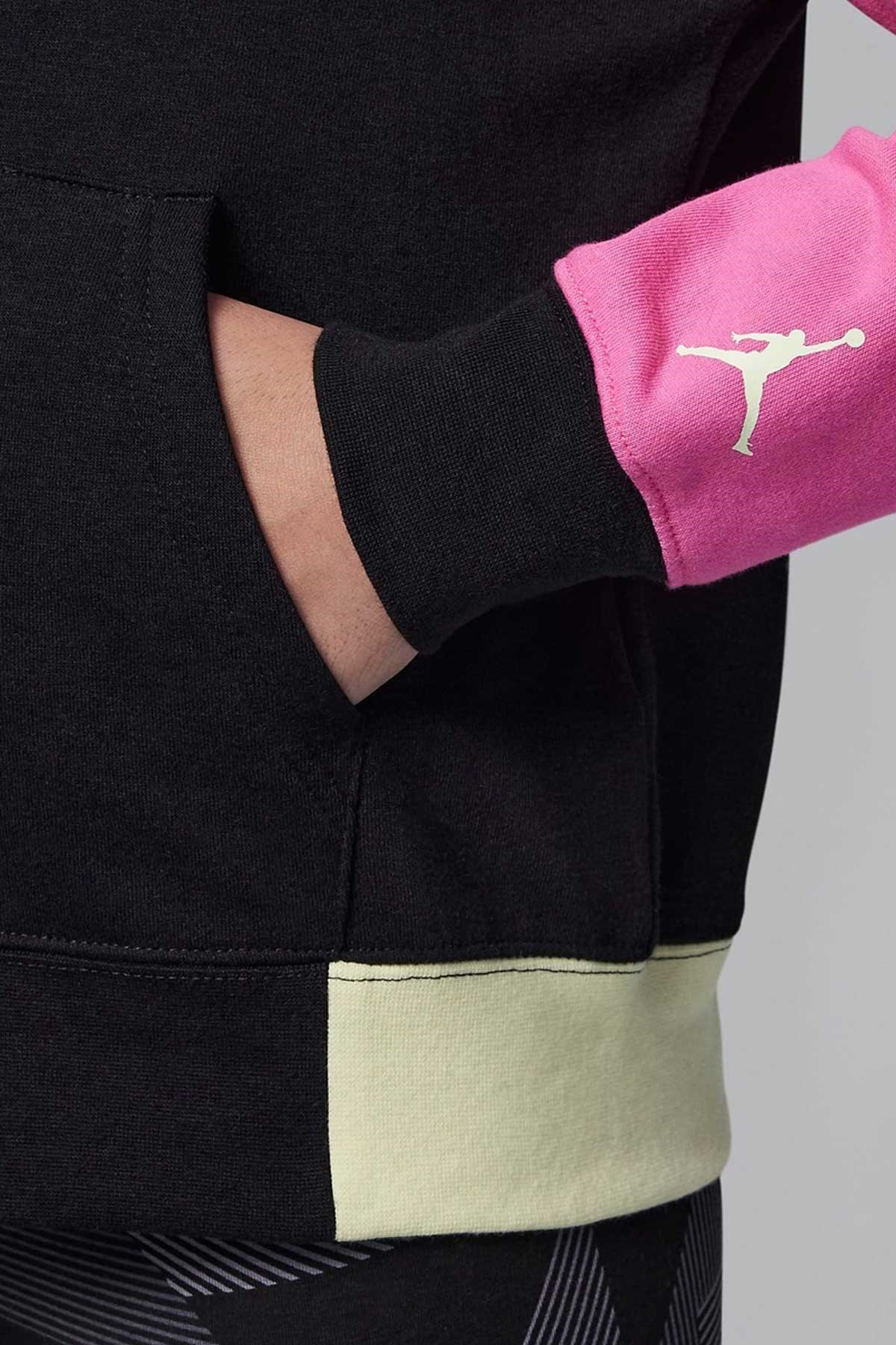 Nike Jdg Girls Fundamential Çocuk Sweatshirt 45C595-023 Siyah