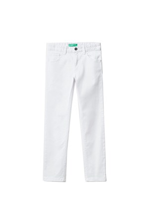 Benetton Çocuk Pantolon 4NV3CE00P Beyaz