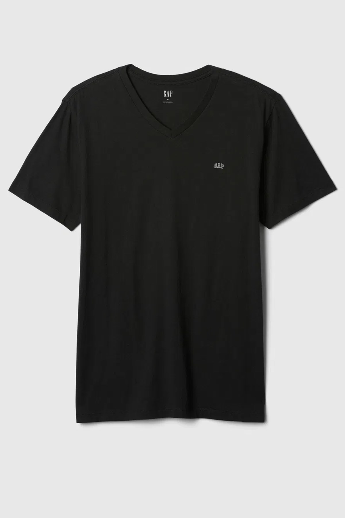 Gap V-Frch Everyday Soft Erkek Tişört Siyah