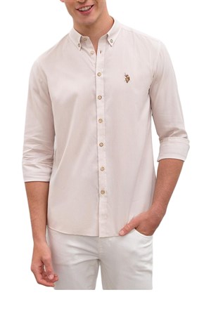 U.S. Polo ASSN. Erkek Dokuma Gömlek 980895 50218898-VR085