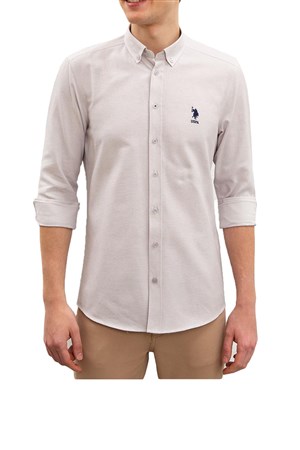 U.S. Polo Assn. Erkek Dokuma Gomlek 981210 50218954-VR024
