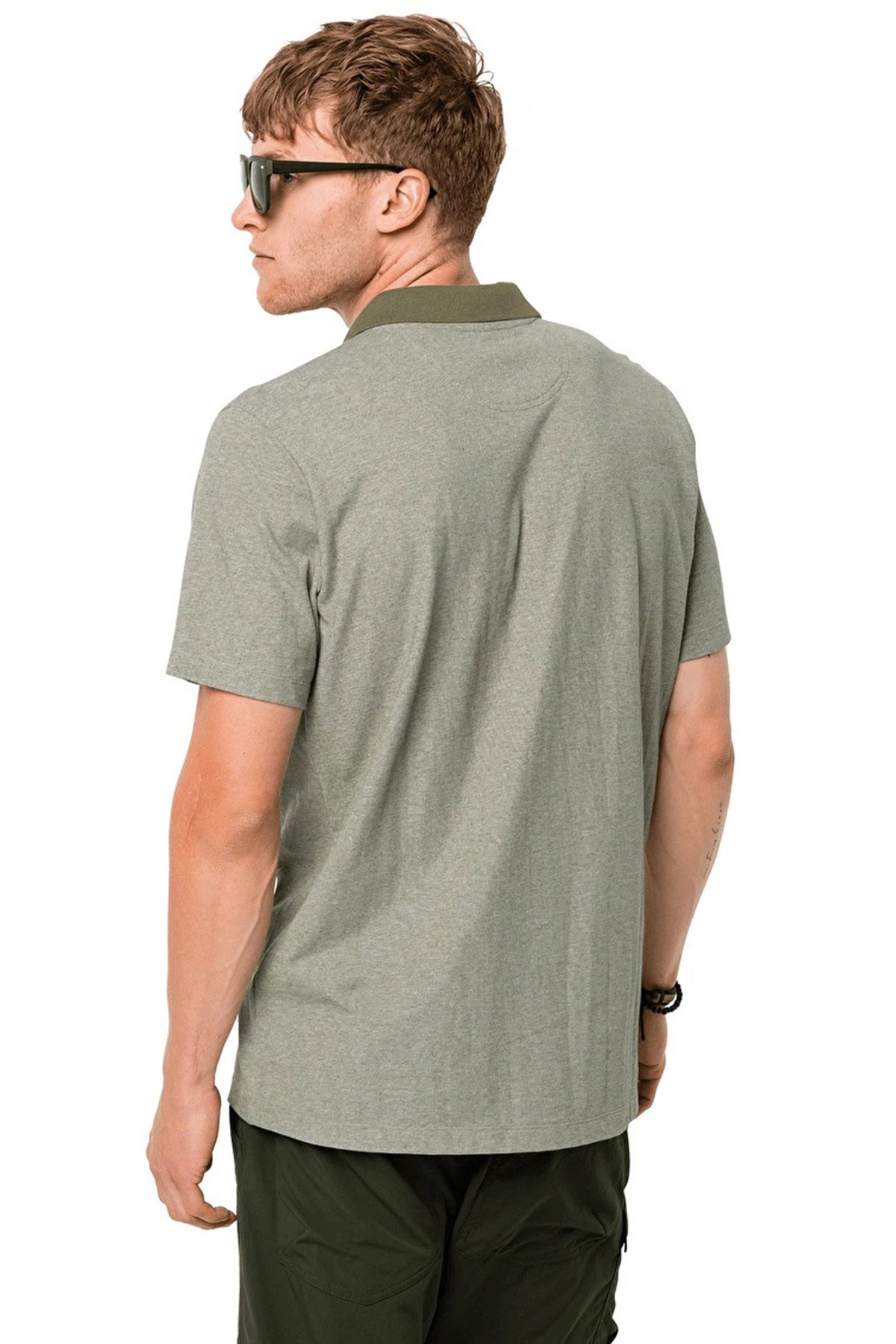 Jack Wolfskin Pokut Erkek Polo Tişört 5022181 Haki