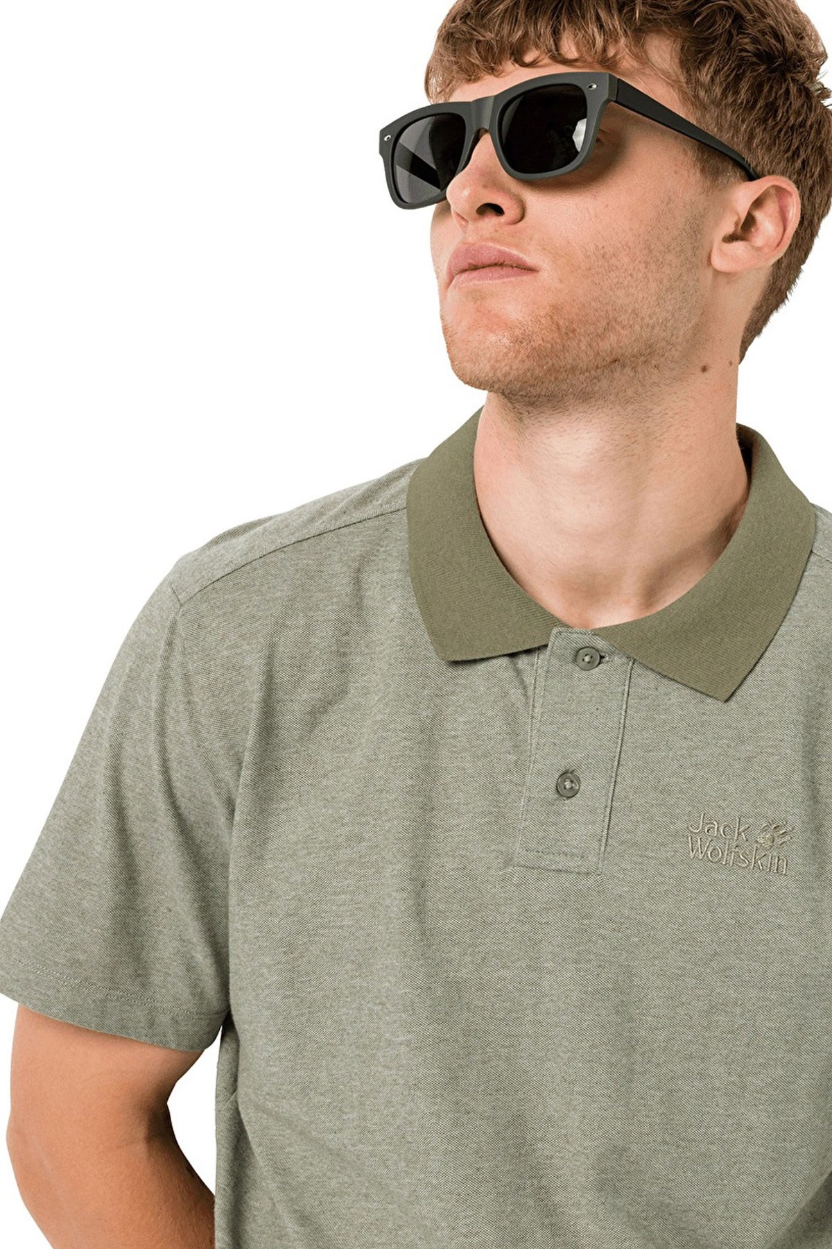 Jack Wolfskin Pokut Erkek Polo Tişört 5022181 Haki