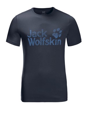 Jack Wolfskin Wolf Logo Erkek Tişört 5022191-1010
