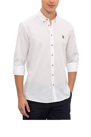 U.S. Polo Assn. Erkek Dokuma Gomlek 1086107 50225382-VR013