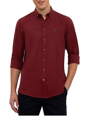 U.S. Polo ASSN. Erkek Dokuma Gömlek 1097189 50226215-VR014