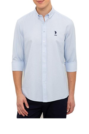 U.S. Polo Assn. Erkek Dokuma Gomlek 1102439 50226631-VR003
