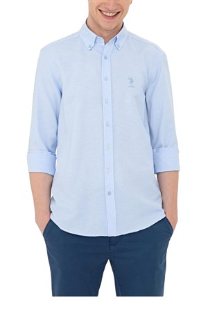 U.S. Polo ASSN. Erkek Dokuma Gömlek 1222090 50235291-VR003