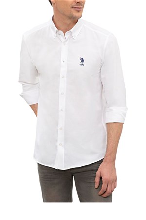 U.S. Polo ASSN. Erkek Dokuma Gömlek 1222090 50235291-VR013