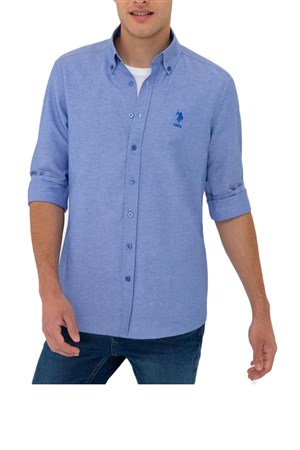 U.S. Polo ASSN. Erkek Dokuma Gömlek 1222090 50235291-VR045