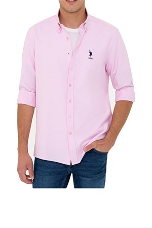 U.S. Polo Assn. Erkek Dokuma Gomlek 1234088 50235296-VR041