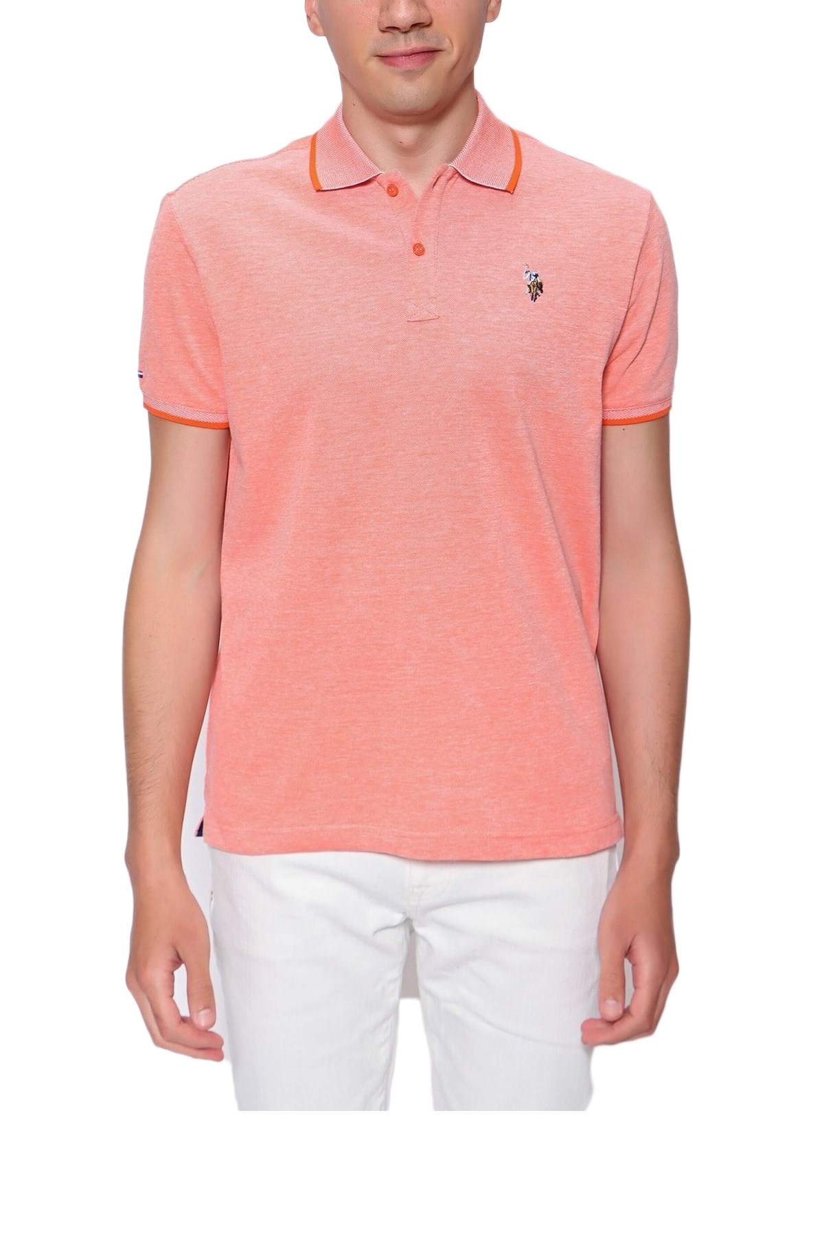 Us. Polo Assn. Erkek Tişört 50245072 Turuncu