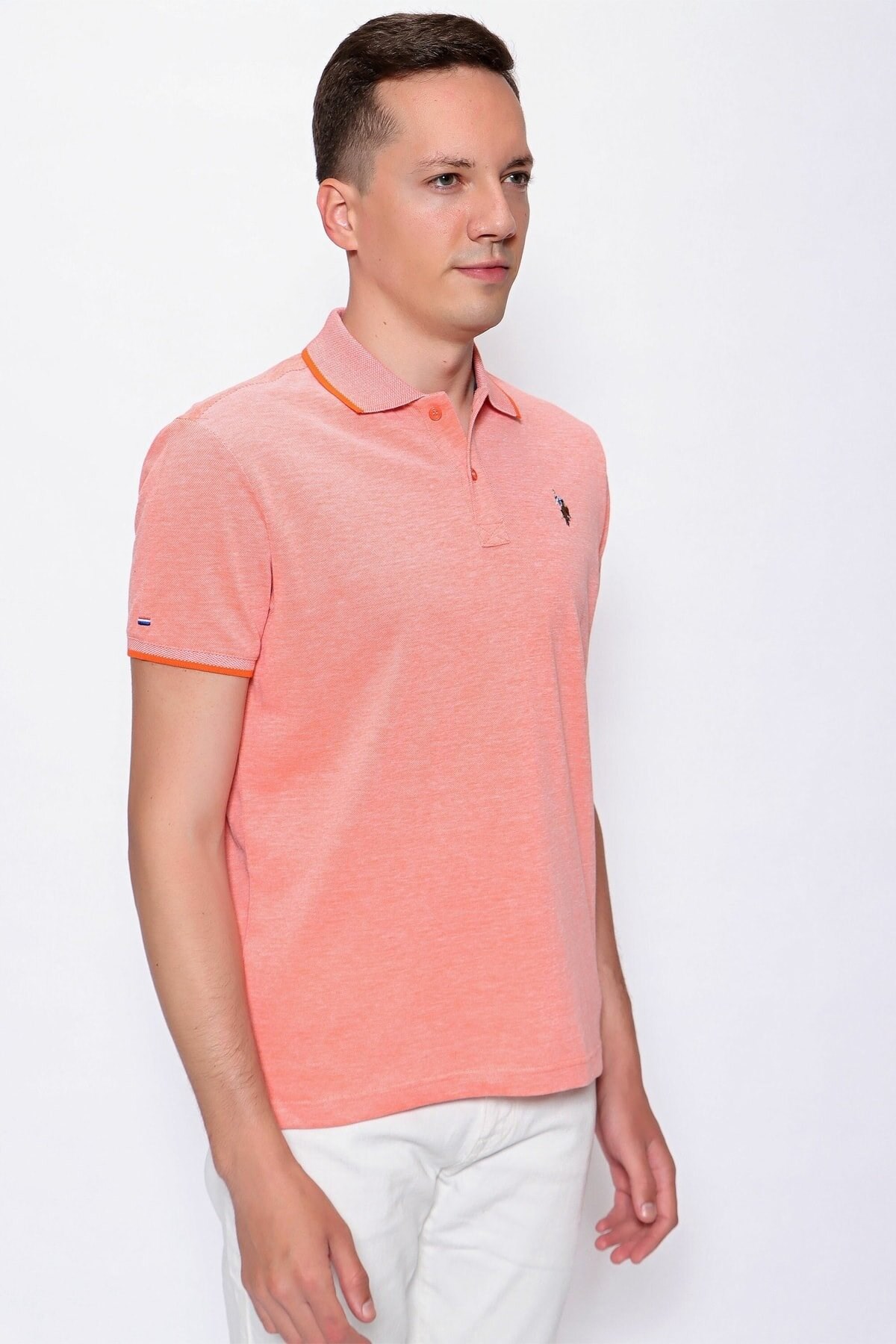 Us. Polo Assn. Erkek Tişört 50245072 Turuncu