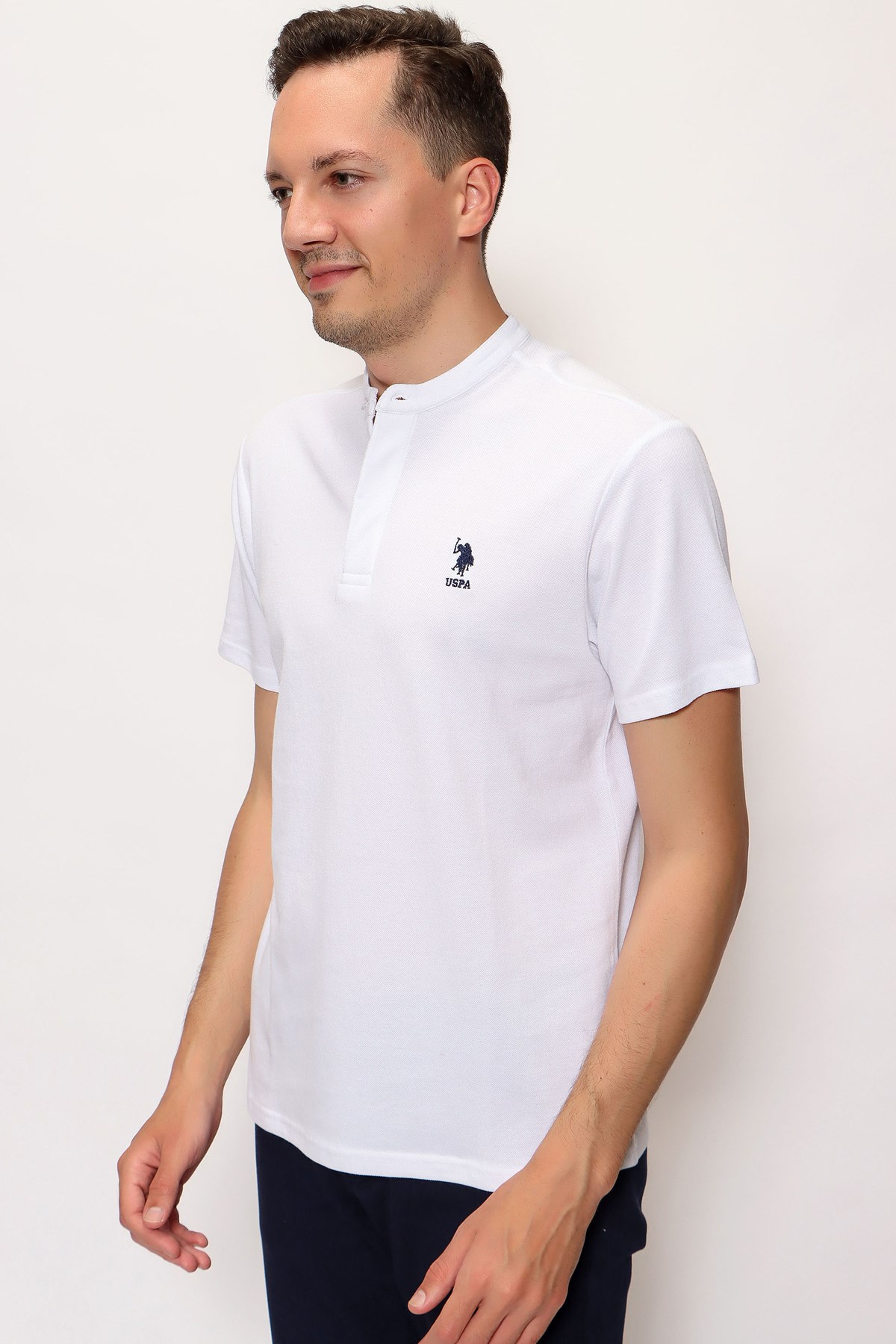 Us. Polo Assn. Erkek Tişört 50246102 Beyaz