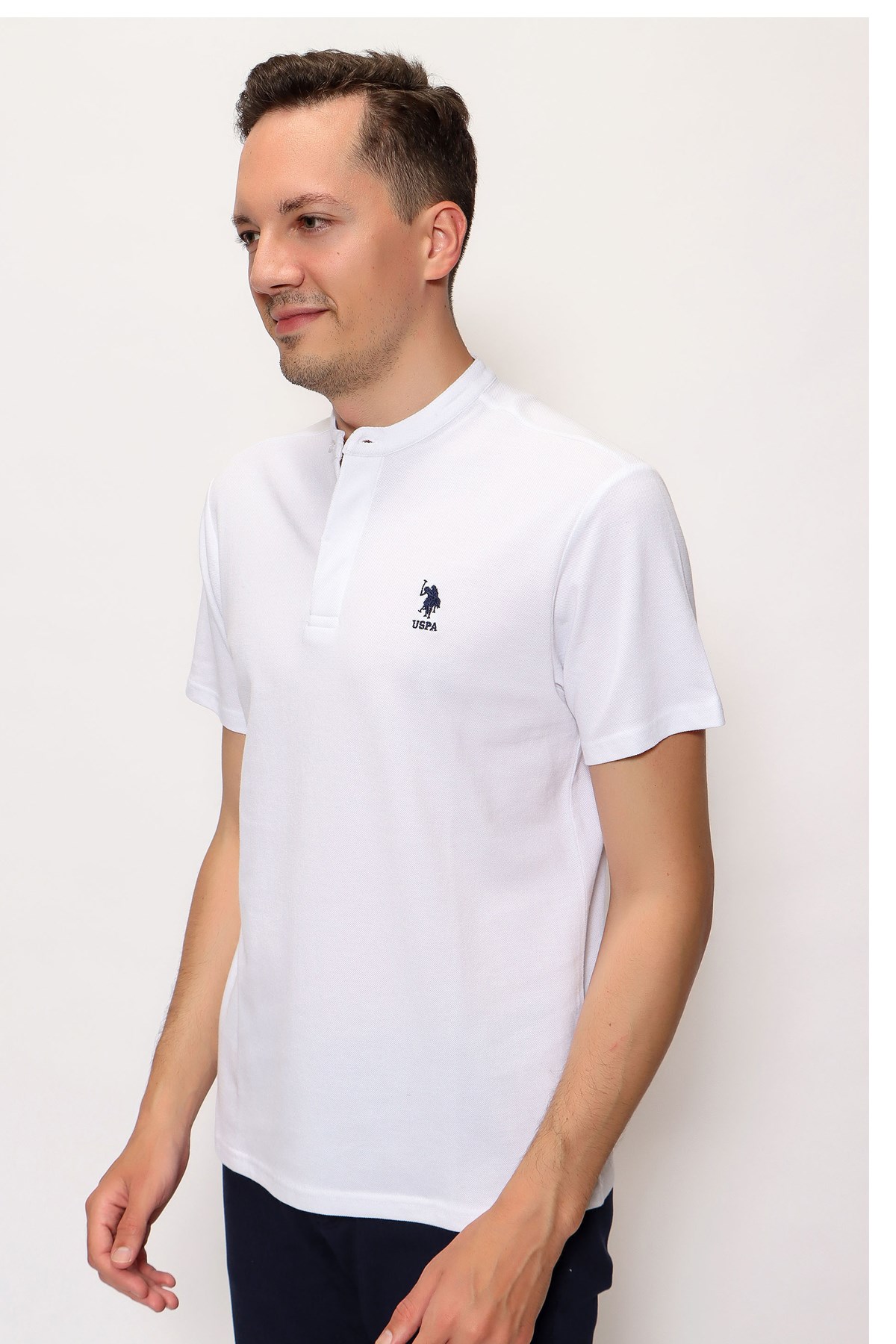 U.S Polo Assn. Erkek Tişört 50246102-Vr33 Beyaz