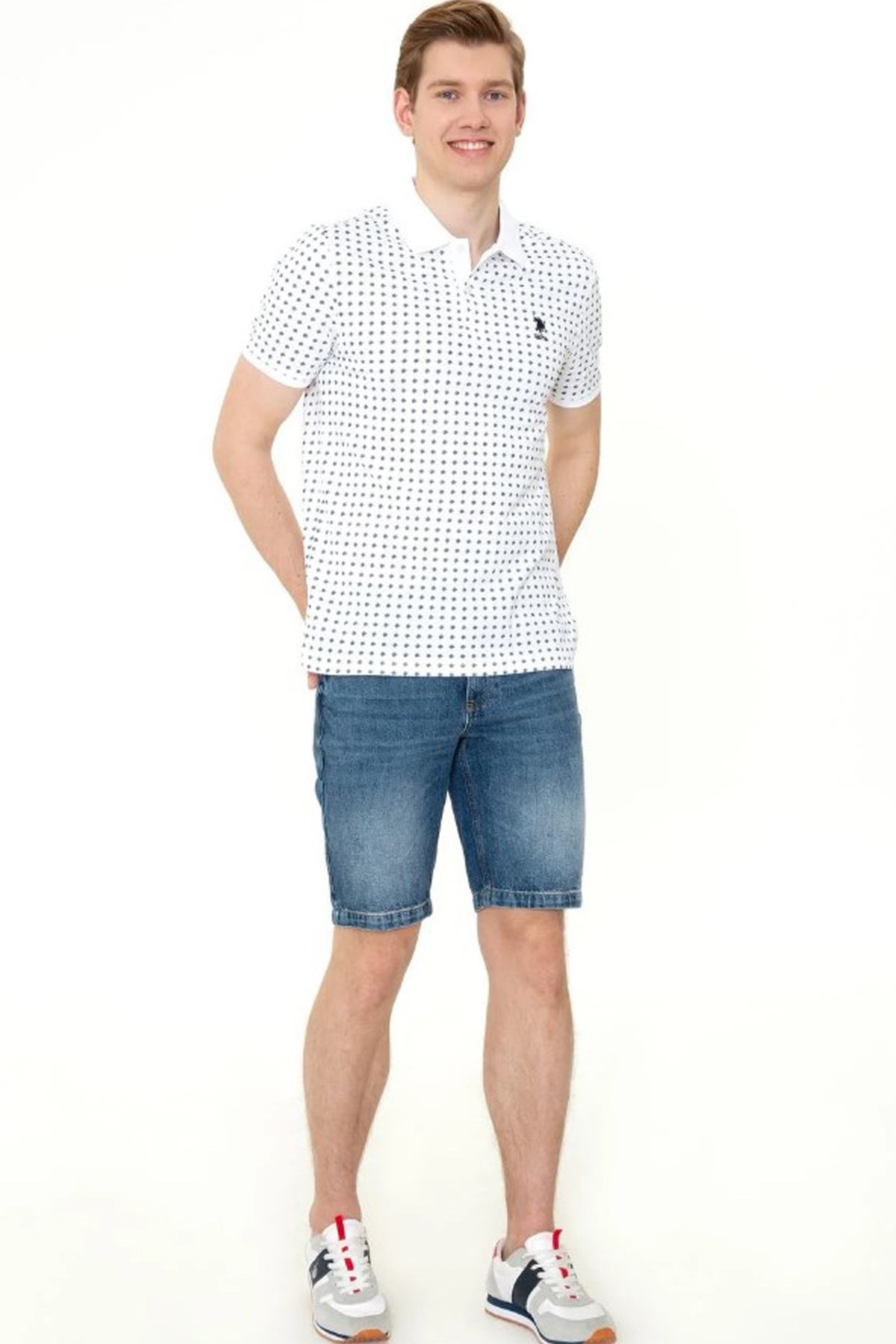 Us. Polo Assn. Erkek Tişört 50246105 Beyaz