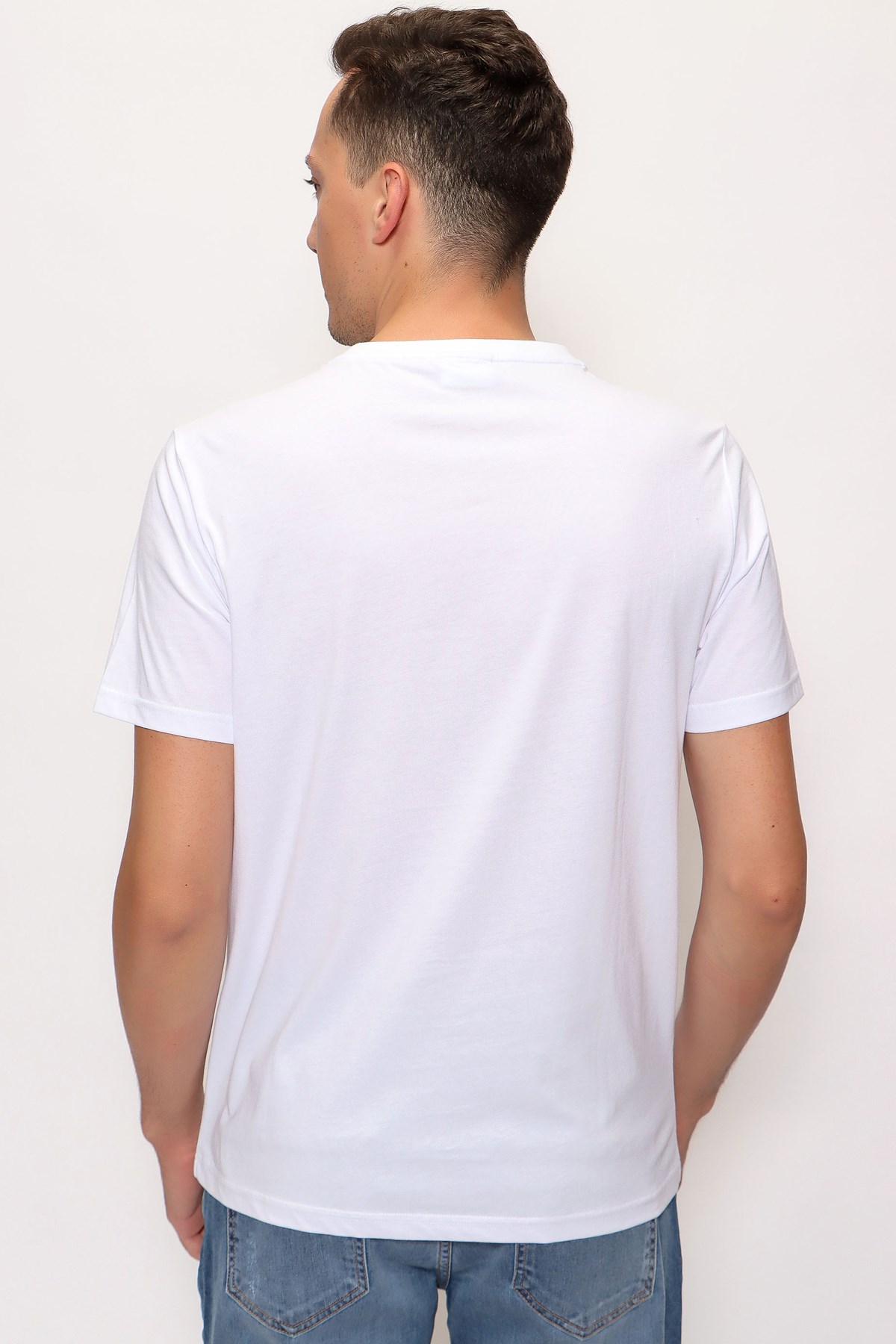 Us. Polo Assn. Erkek Tişört 50246117 Beyaz