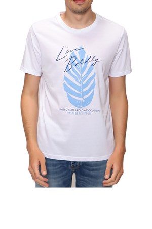 Us. Polo Assn. Erkek Tişört 50246117 Beyaz