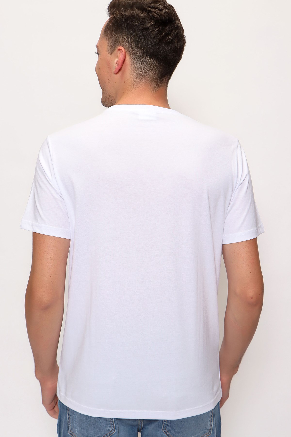 Us. Polo Assn. Erkek Tişört 50246119 Beyaz