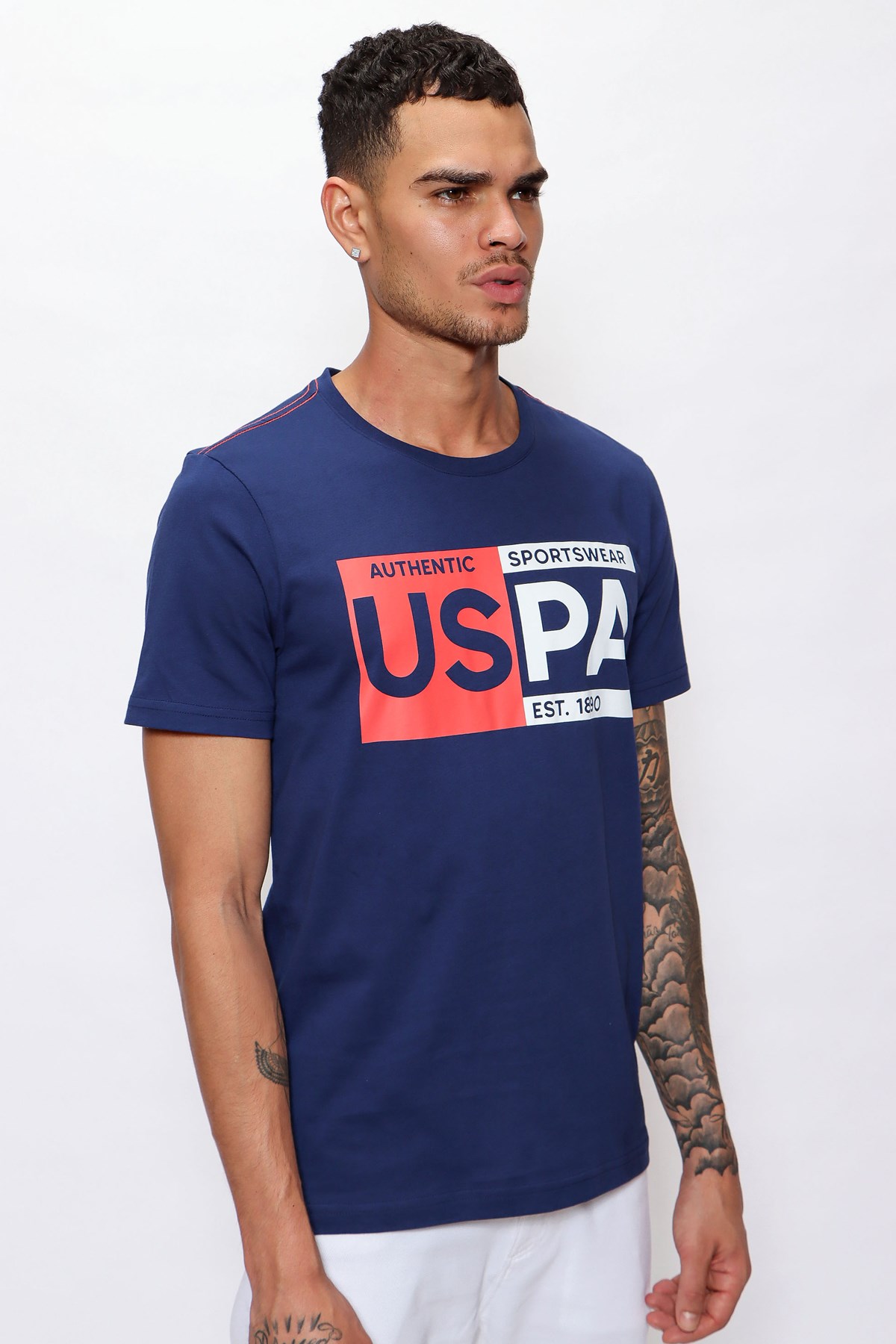 Us. Polo Assn. Erkek Tişört 50246120 Lacivert