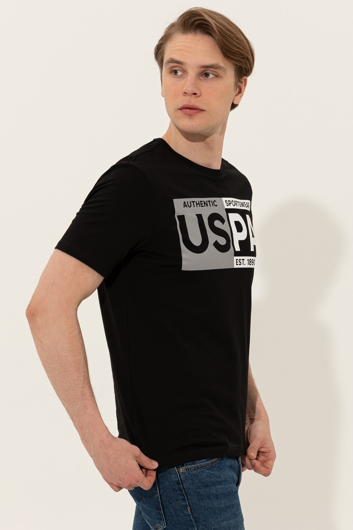 Us. Polo Assn. Erkek Tişört 50246120 Siyah