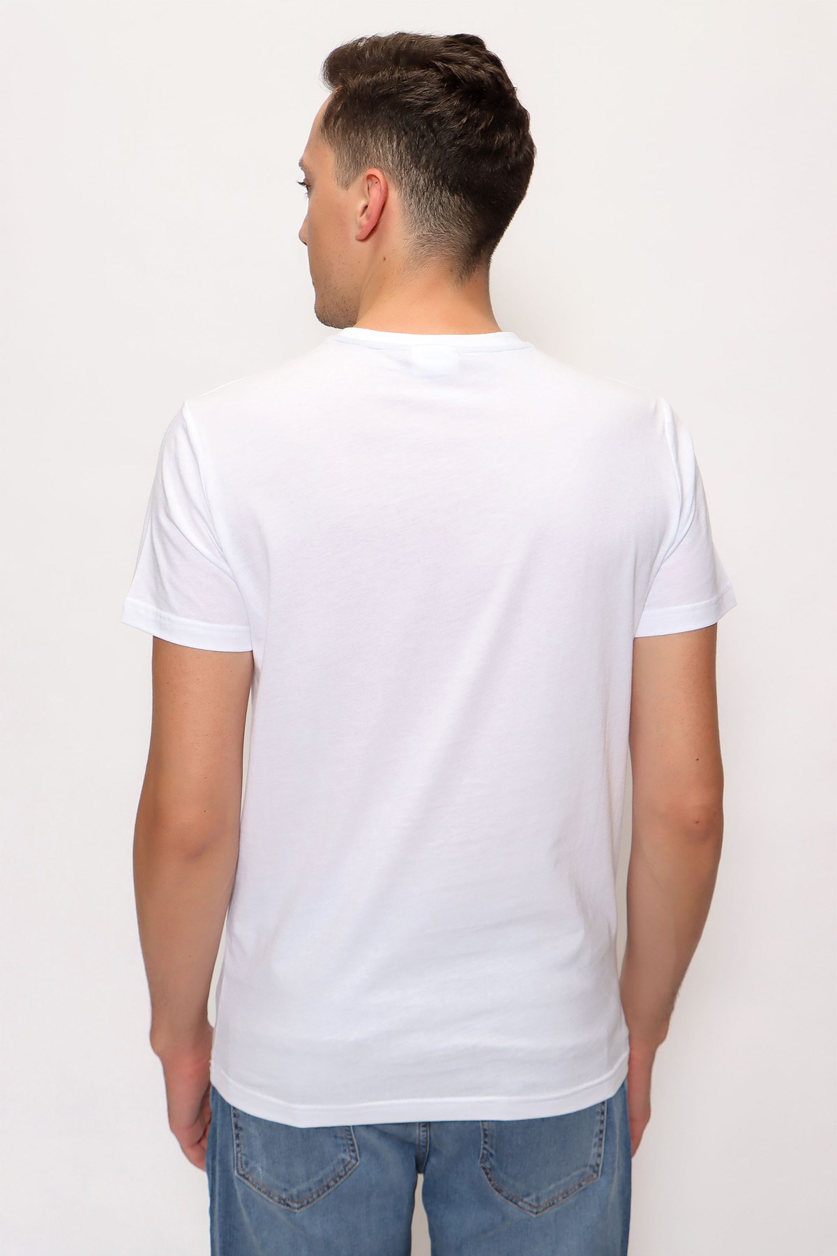 Us. Polo Assn. Erkek Tişört 50246127 Beyaz