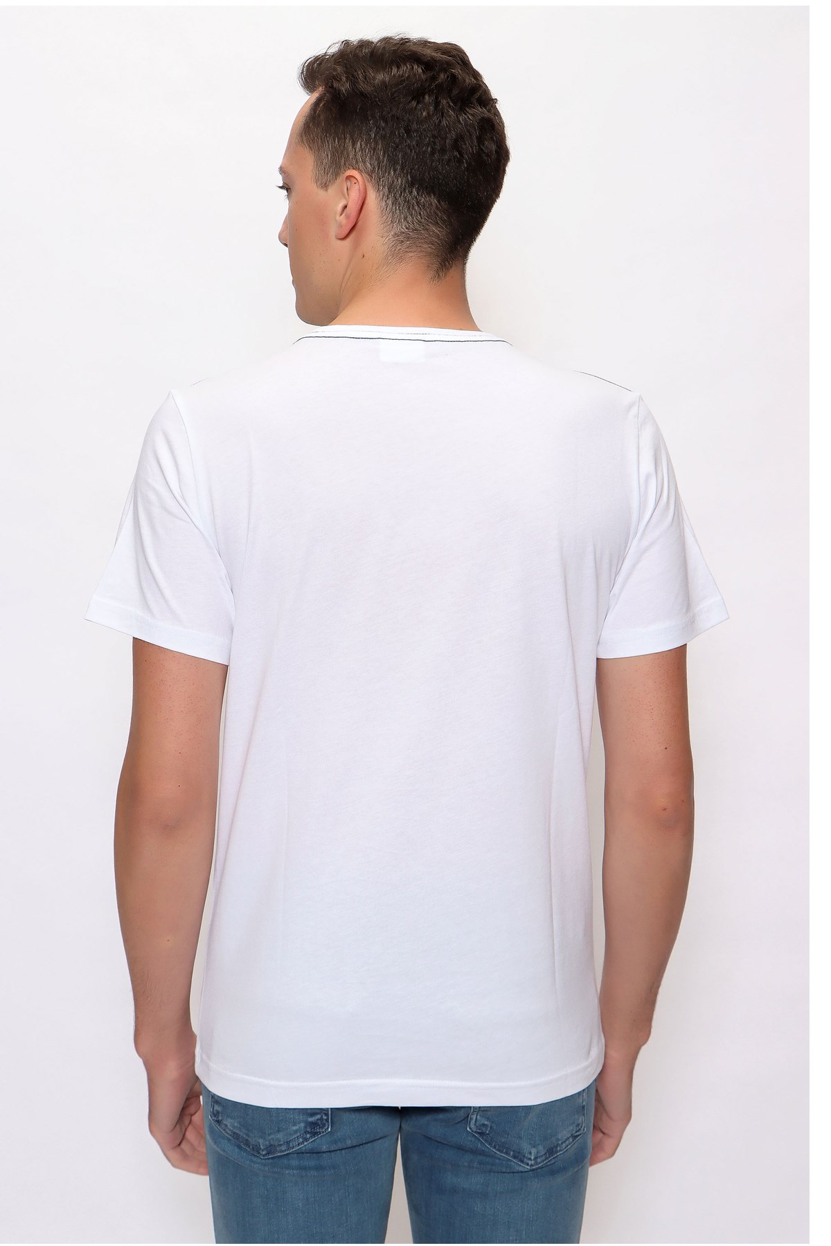 Us. Polo Assn. Erkek Tişört 50246309 Beyaz