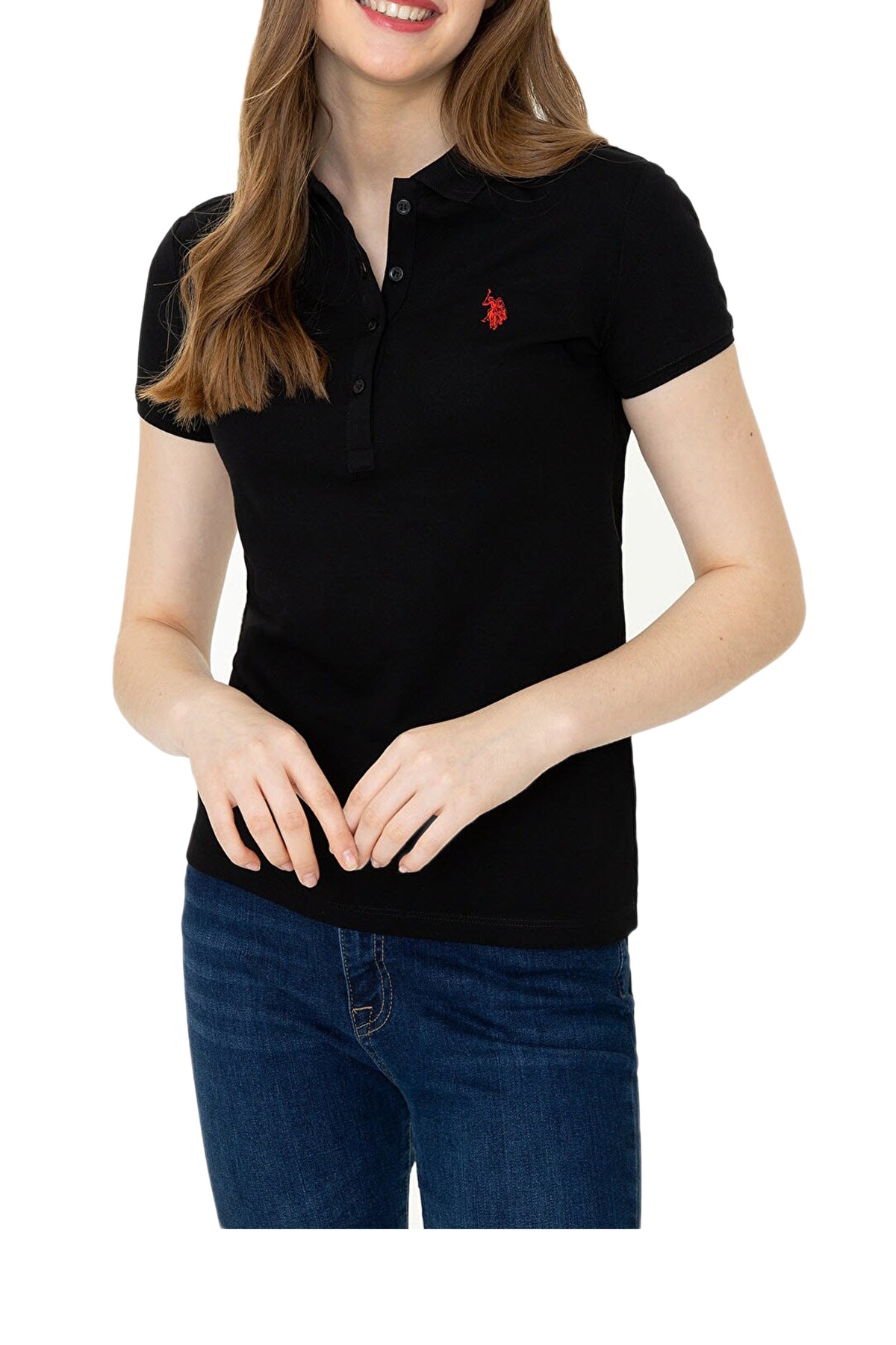 Us. Polo Assn. Kadın Tişört 50246326 Siyah