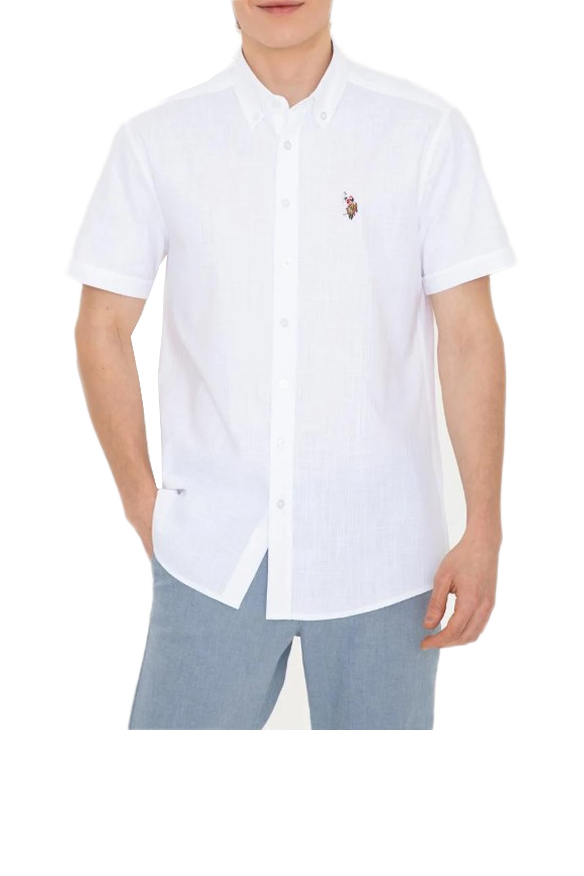 Us. Polo Assn. Erkek Gömlek 50246425 Beyaz