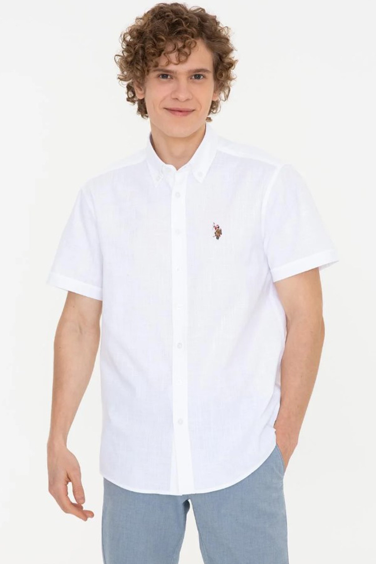 Us. Polo Assn. Erkek Gömlek 50246425 Beyaz