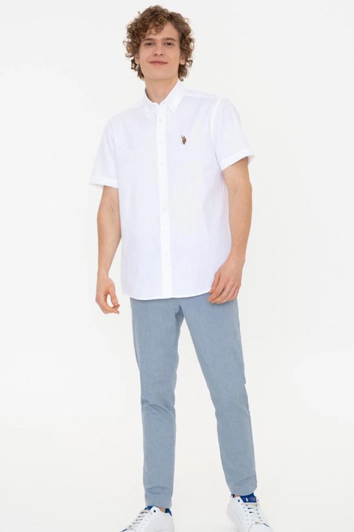 Us. Polo Assn. Erkek Gömlek 50246425 Beyaz