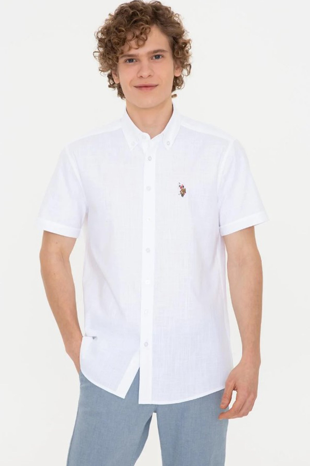 Us. Polo Assn. Erkek Gömlek 50246425 Beyaz