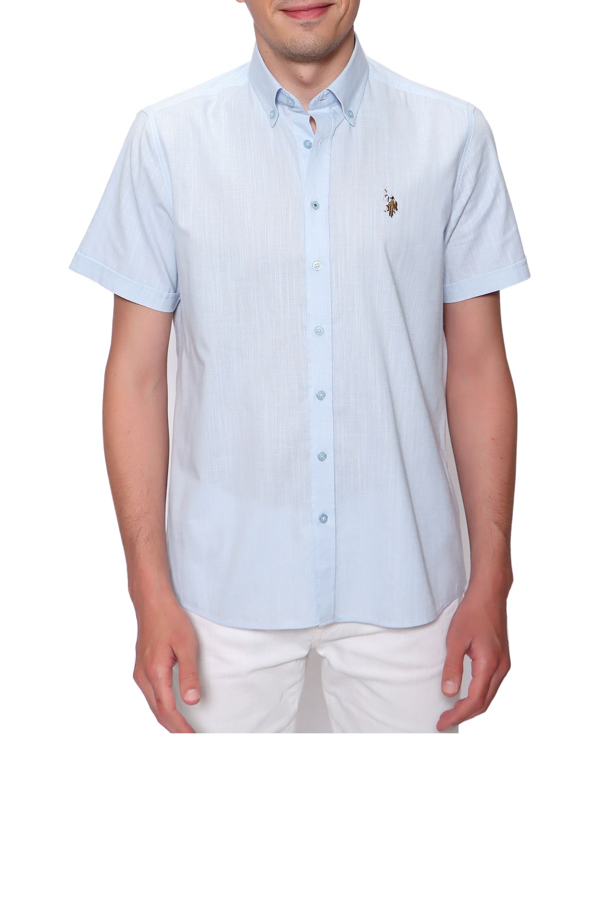 Us. Polo Assn. Erkek Gömlek 50246425 Mavi