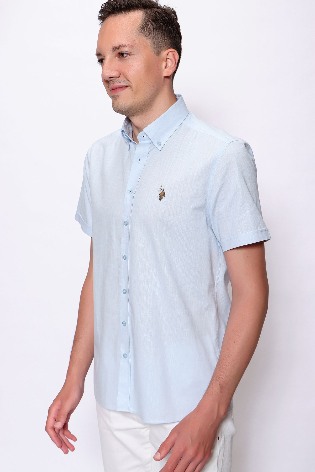 Us. Polo Assn. Erkek Gömlek 50246425 Mavi