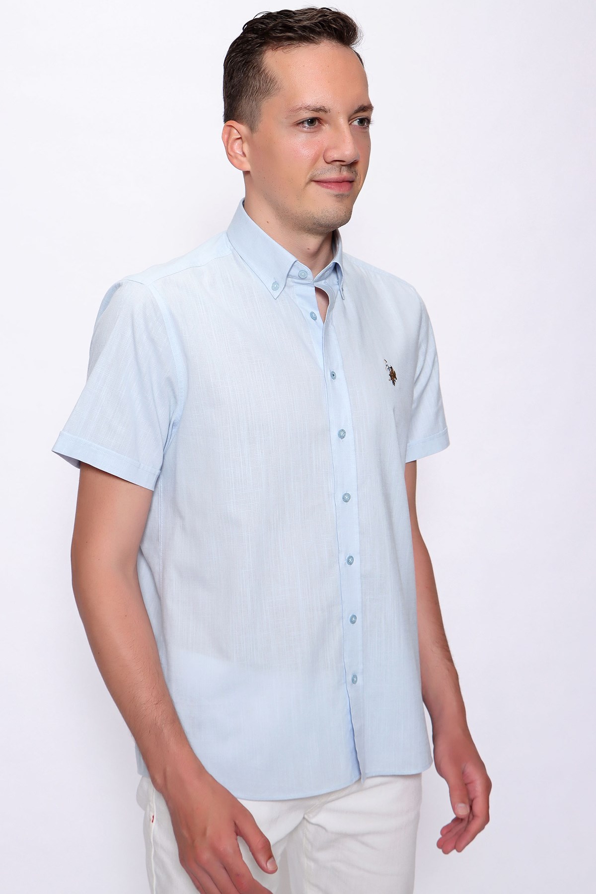 Us. Polo Assn. Erkek Gömlek 50246425 Mavi