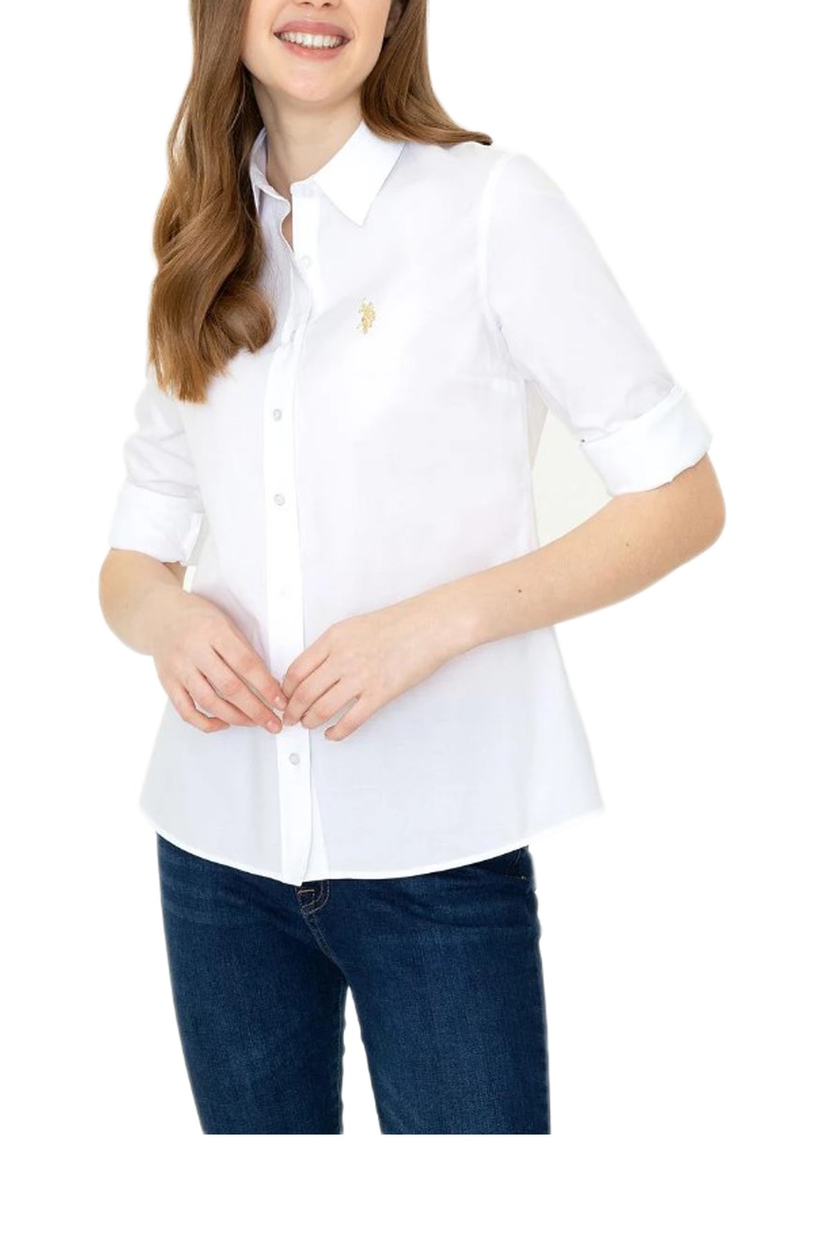 Us. Polo Assn. Kadın Gömlek 50246462 Beyaz