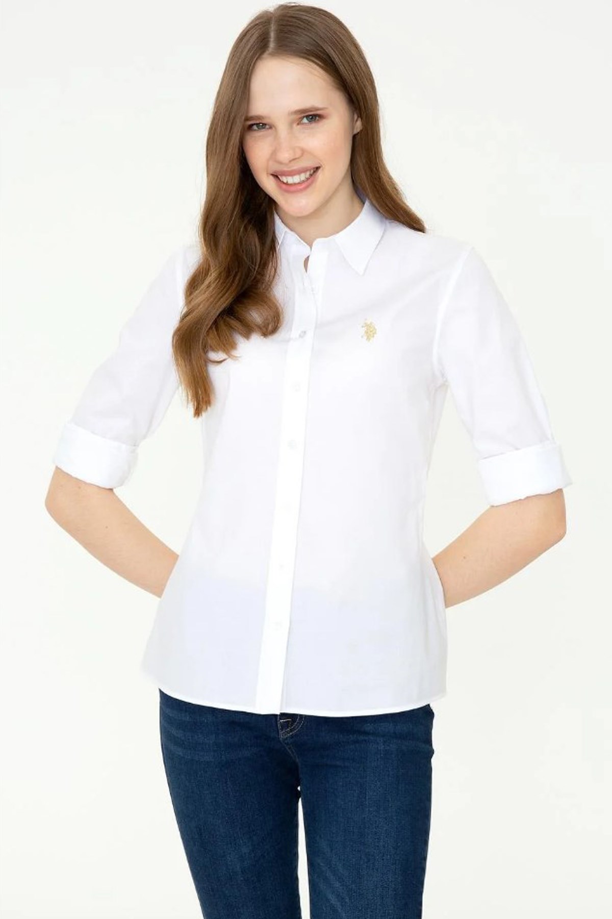 Us. Polo Assn. Kadın Gömlek 50246462 Beyaz