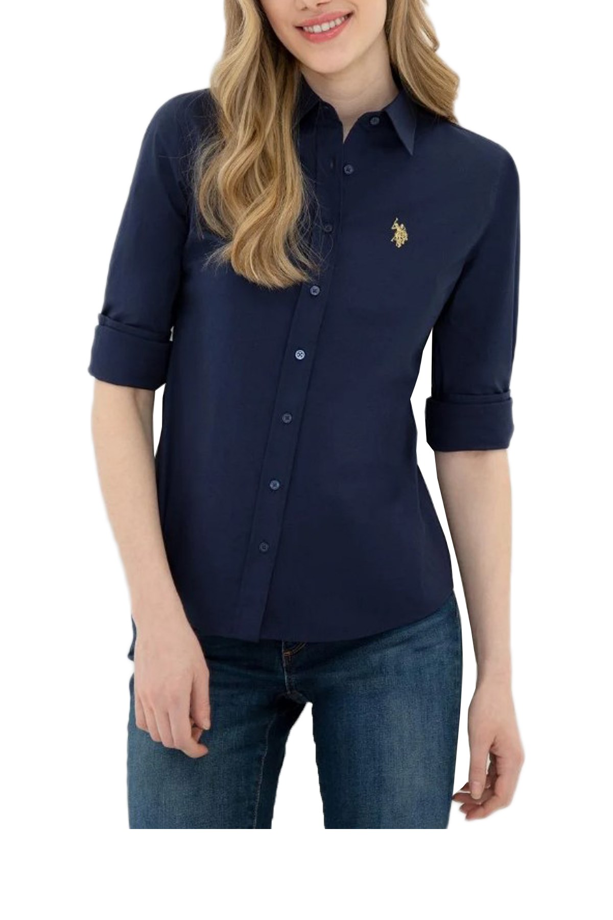 Us. Polo Assn. Kadın Gömlek 50246462 Lacivert