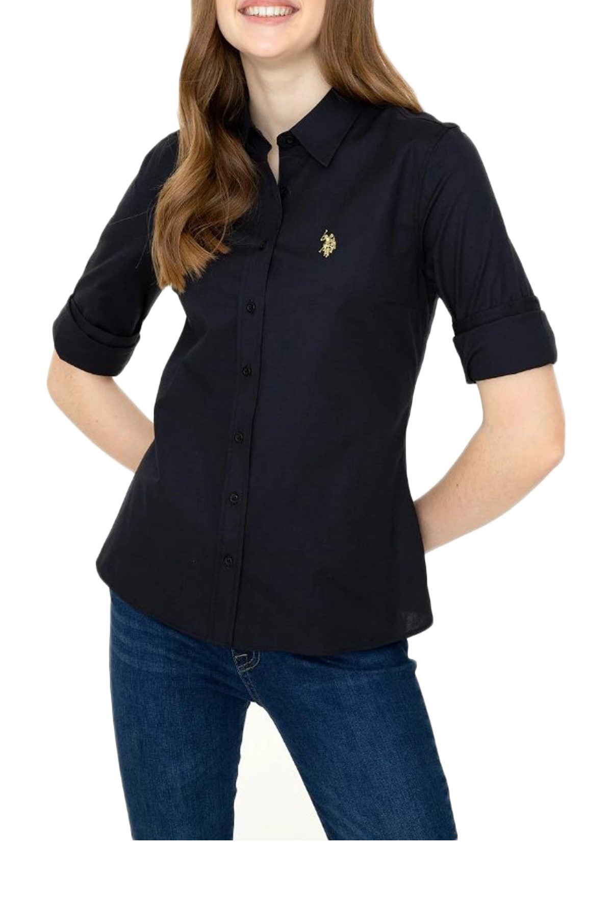 Us. Polo Assn. Kadın Gömlek 50246462 Siyah