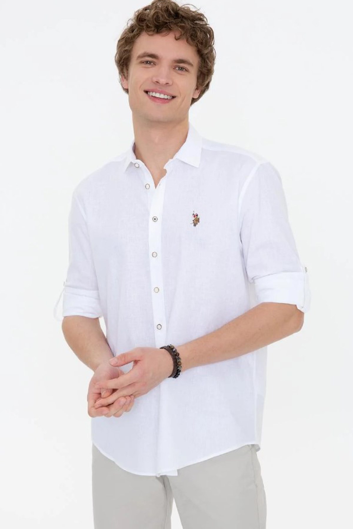 Us. Polo Assn. Erkek Gömlek 50246466 Beyaz