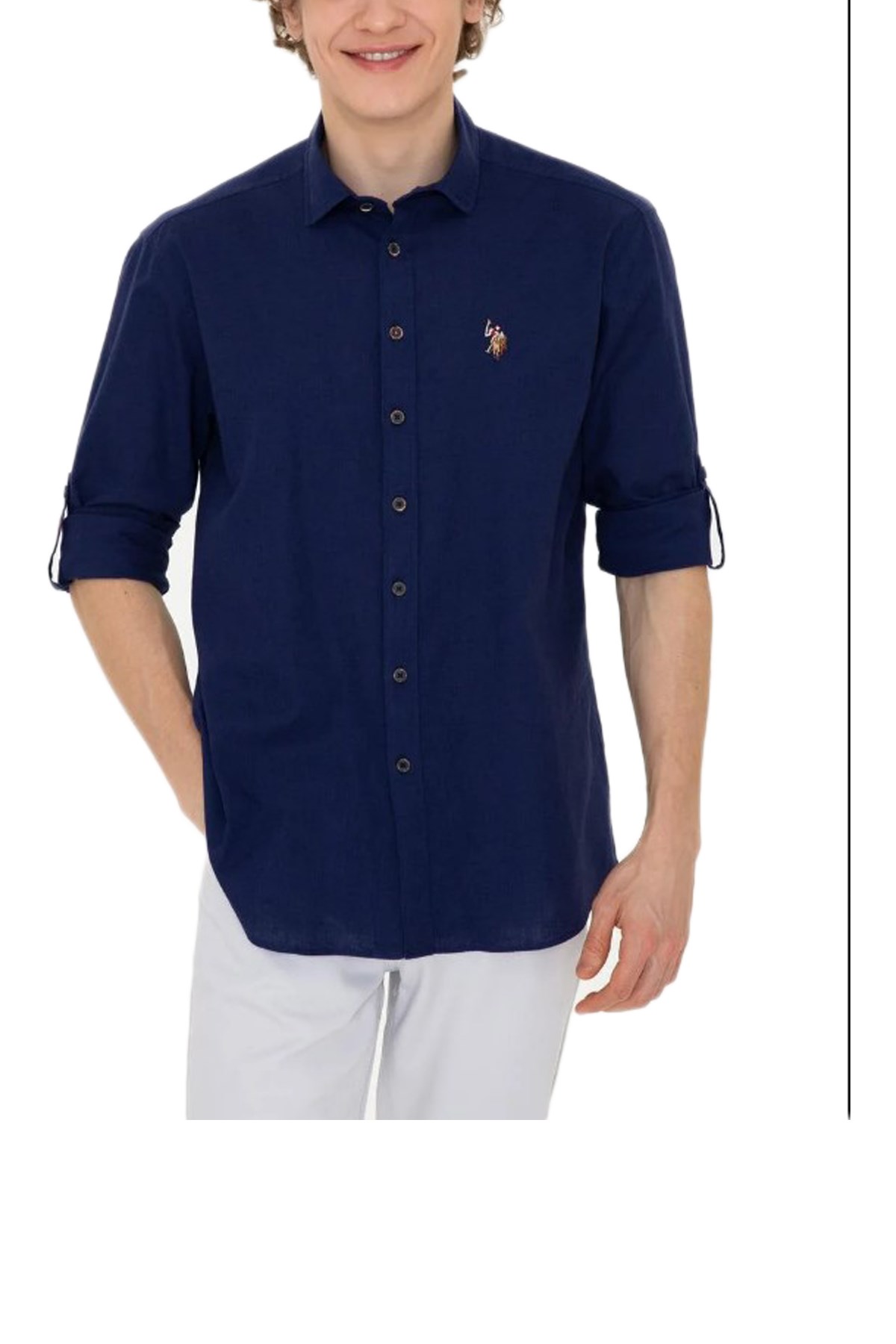 Us. Polo Assn. Erkek Gömlek 50246466 Lacivert