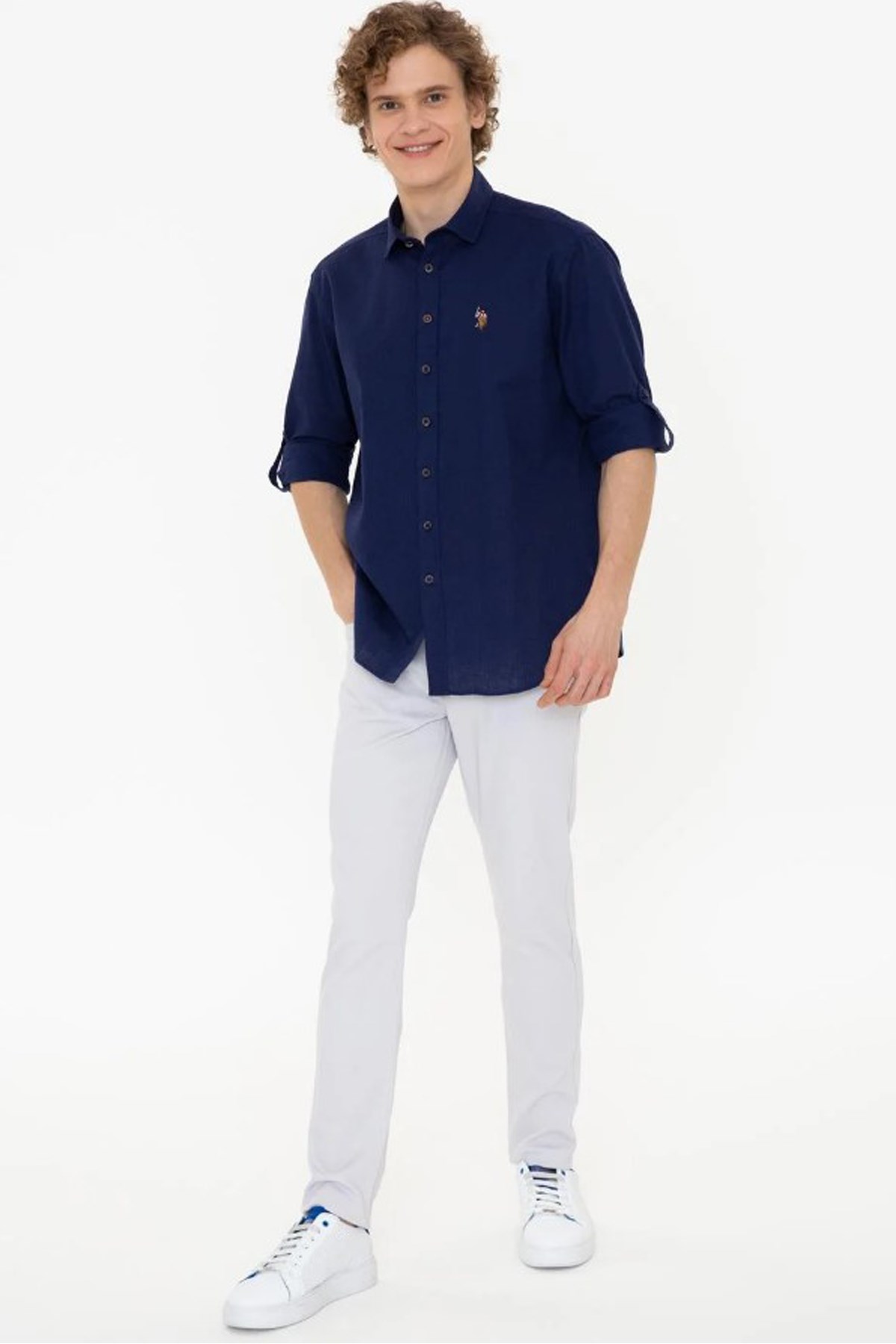 Us. Polo Assn. Erkek Gömlek 50246466 Lacivert