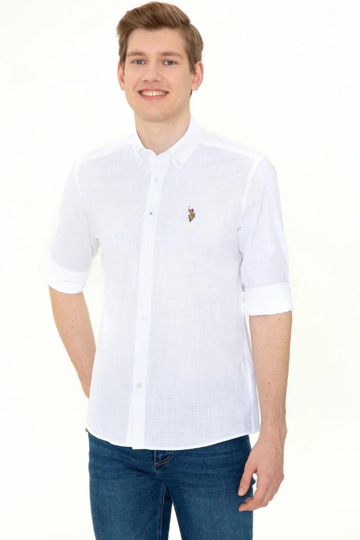 Us. Polo Assn. Erkek Gömlek 50246561 Beyaz